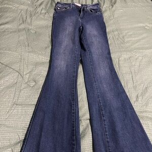 Women's Blue Flared Jeans